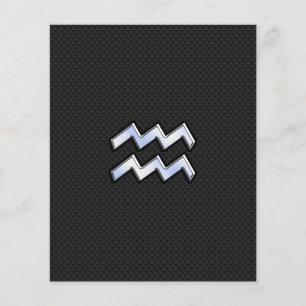 Chrome wie das Sternzeichen Wassermann auf Schlang Flyer