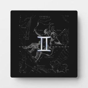 Chrome wie Gemini Zodiac Sign auf Hevelius 1690 Fotoplatte
