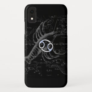 Chrome wie Krebs Zodiac Symbol auf Hevelius Case-Mate iPhone Hülle