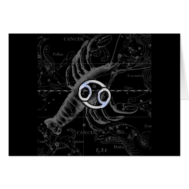 Chrome wie Krebszeichen auf der Gravur von Heveliu (Vorderseite (Horizontal))