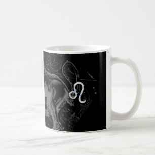 Chrome wie Leo Zodiac Sign auf Hevelius 1690 Kaffeetasse