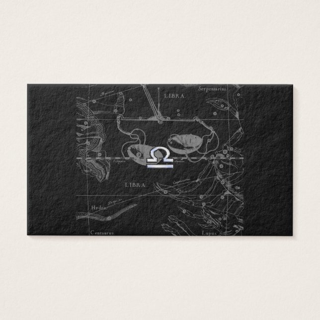 Chrome wie Libra Zodiac Sign auf Hevelius (Vorderseite)