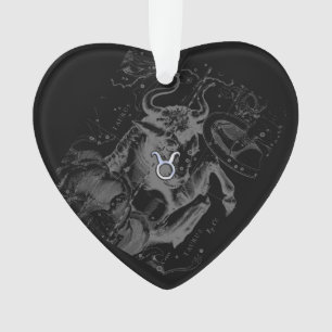 Chrome wie Taurus-Zeichen auf Hevelius Ornament
