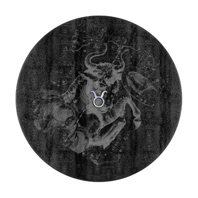 Chrome wie Taurus-Zeichen auf Hevelius Schneidebrett (Vorderseite)