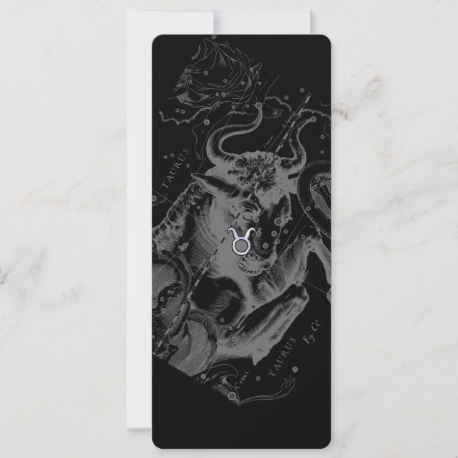 Chrome wie Taurus Zodiac-Zeichen auf Hevelius (Vorderseite)