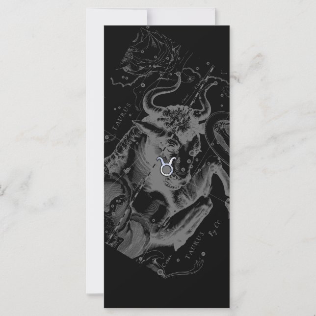 Chrome wie Taurus Zodiac-Zeichen auf Hevelius (Vorderseite)