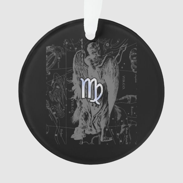 Chrome wie Virgo Zodiac Sign auf Hevelius in Schwa Ornament (Vorderseite)