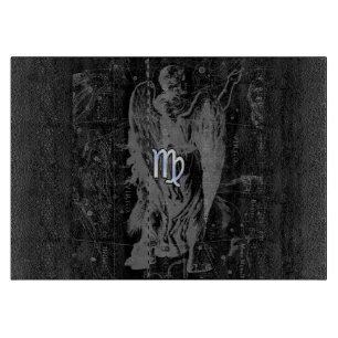 Chrome wie Virgo Zodiac Sign auf Hevelius in Schwa Schneidebrett