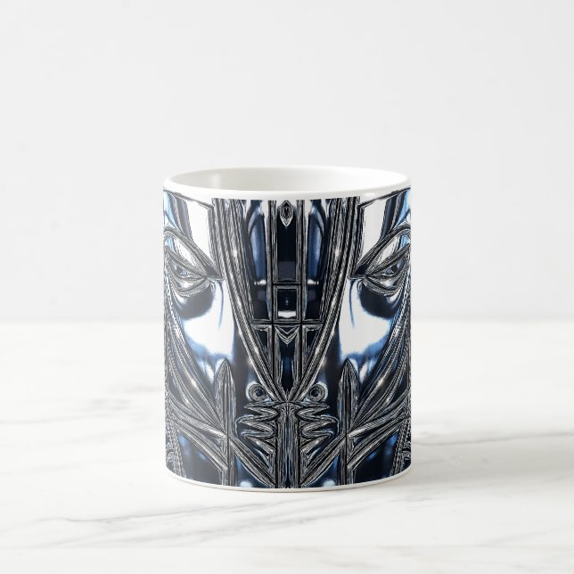 Chrome Wolf Mähne Wrap Kaffeetasse (Mittel)