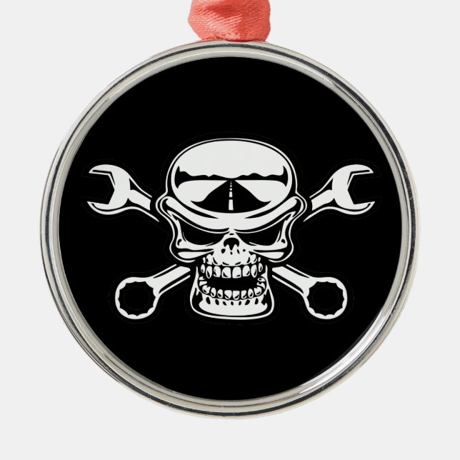 Chromeboy Kreuz-Schlüssel Ornament Aus Metall (Vorne)