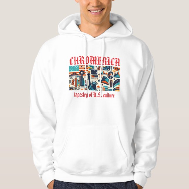 Chromerica - Band der US-Kultur Grafik Hoodie (Vorderseite)
