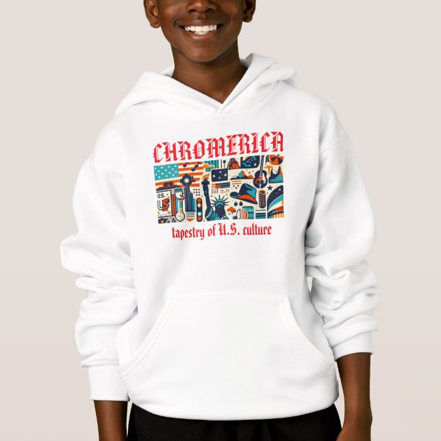 Chromerica - Band der US-Kultur Grafik Hoodie (Vorderseite)