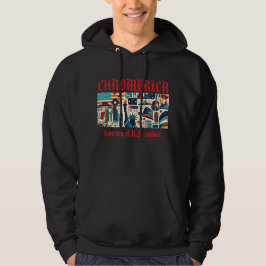 Chromerica - Band der US-Kultur Grafik Hoodie