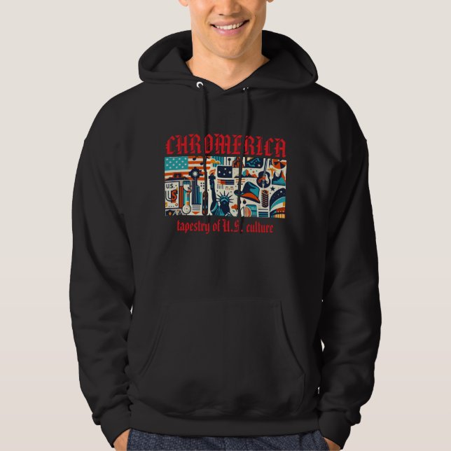 Chromerica - Band der US-Kultur Grafik Hoodie (Vorderseite)