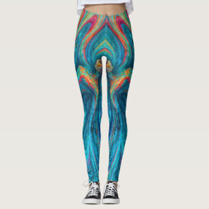 "Chromisca" - Fluid Enchantress Portrait Leggings
