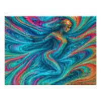 "Chromisca" - Fluid Enchantress Portrait