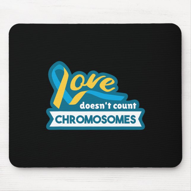 Chromosom World Down Syndrome Awareness Day Mousepad (Vorne)