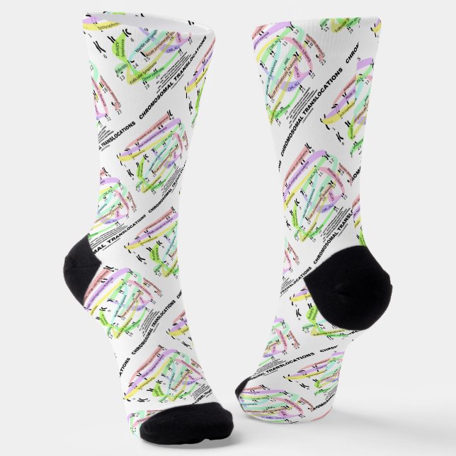 Chromosomale Translokationen Karyogramm Socken (Gewinkelt)