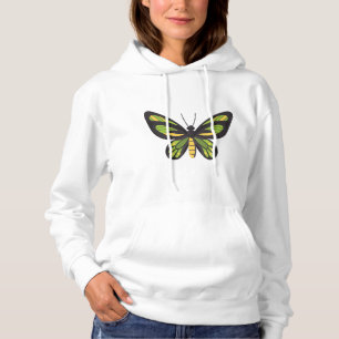 Chromschmetterling in Gelb und Grün Hoodie