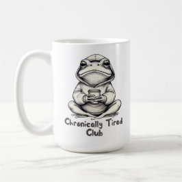 Chronically Tired Club Frog cups –  Coffee Frog Kaffeetasse