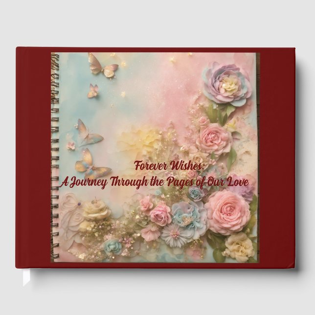 Chroniken der Liebe: Gefangene Momente in Gästebuch (Vorderseite)