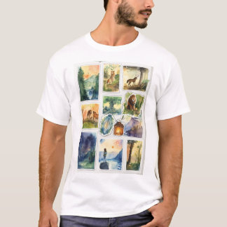 Chroniken von Narnia Aquarellkleben T-Shirt