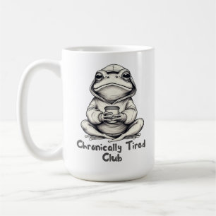Chronisch müder Club Frosch Tassen –  Kaffee Frosc