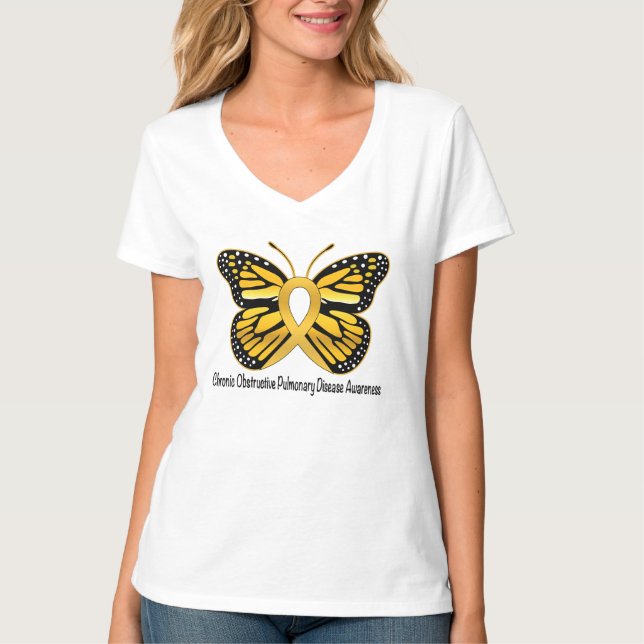 Chronisch obstruktive Lungenerkrankung T-Shirt (Vorderseite)