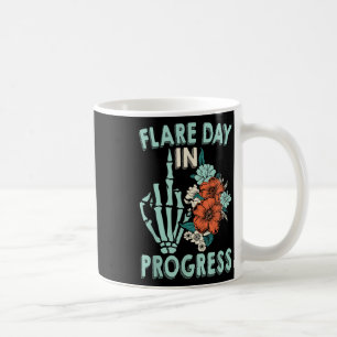 Chronische Erkrankung Flare Tag in Progress Spooni Kaffeetasse