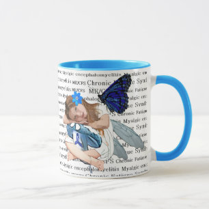Chronische Ermüdung Angel Fairy Girl Tasse
