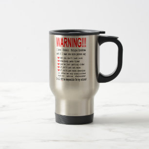 Chronische Ermüdungs-Syndrom-Warnungs-Reise-Tasse Reisebecher