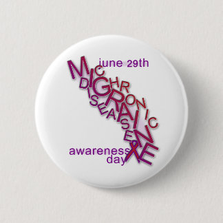 Chronische Migräne-Krankheit - Wort-Jagd - Knopf Button