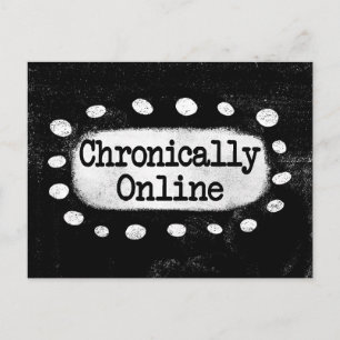 Chronische Online-Postkarte Postkarte