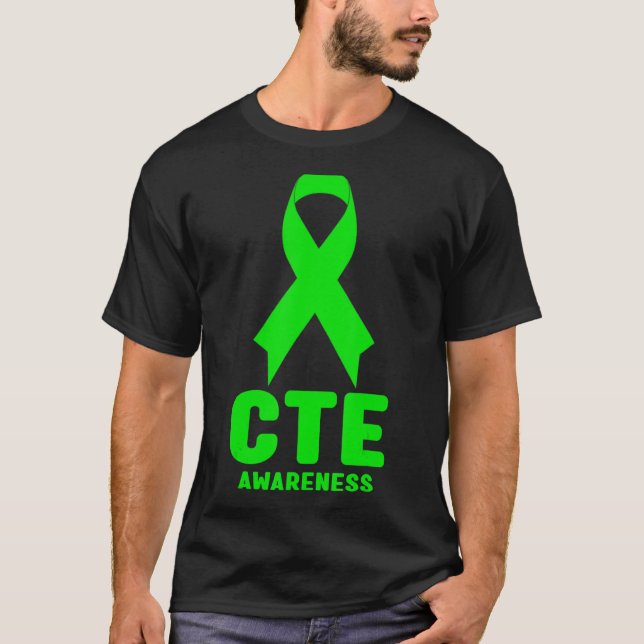 Chronische Traumatische Enzephalopathie CTE Bewuss T-Shirt (Vorderseite)