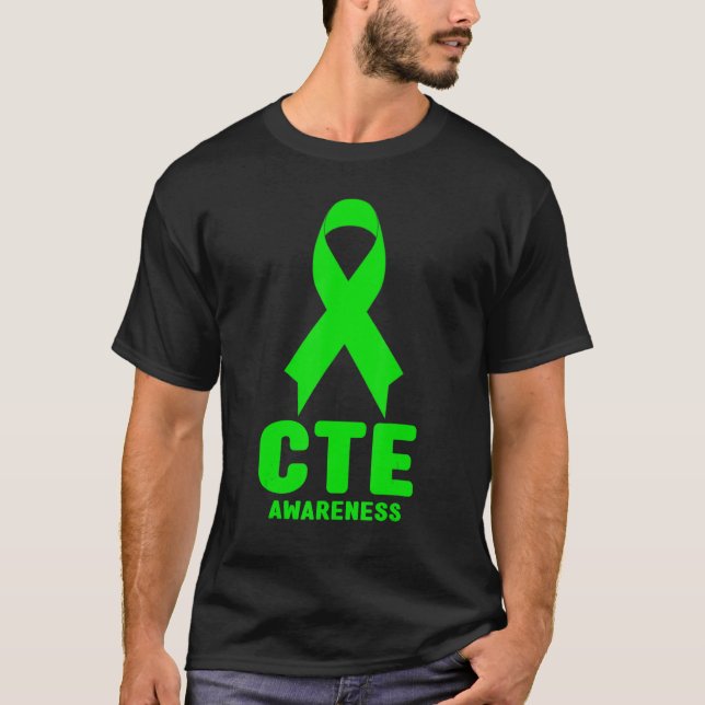Chronische Traumatische Enzephalopathie CTE Bewuss T-Shirt (Vorderseite)