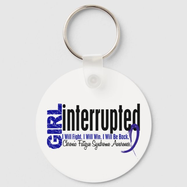 Chronisches Fatigue-Syndrom der Girl Interrupted C Schlüsselanhänger (Vorderseite)