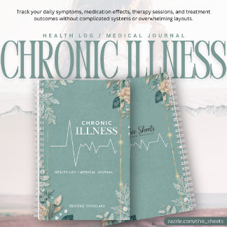Chronisches Krankheits-Gesundheitslogbuch/Medizini Notizbuch
