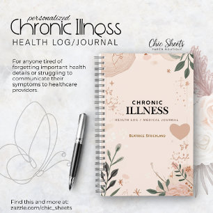 Chronisches Krankheits-Gesundheitslogbuch/Medizini Notizbuch