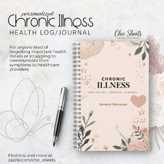 Chronisches Krankheits-Gesundheitslogbuch/Medizini Notizbuch