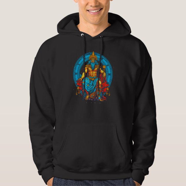 Chronos Greek Mythology God Hoodie (Vorderseite)
