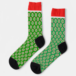Chrstmas Candy Socken