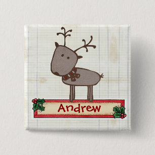 Chrtimstas Strumpf-Aufkleberknopf Button