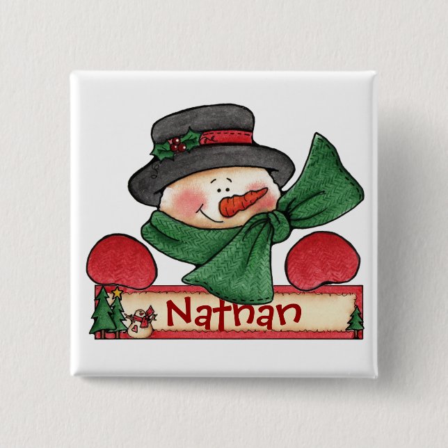 Chrtimstas Strumpf-Aufkleberknopf Button (Vorderseite)