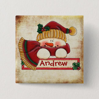 Chrtimstas Strumpf-Aufkleberknopf Button