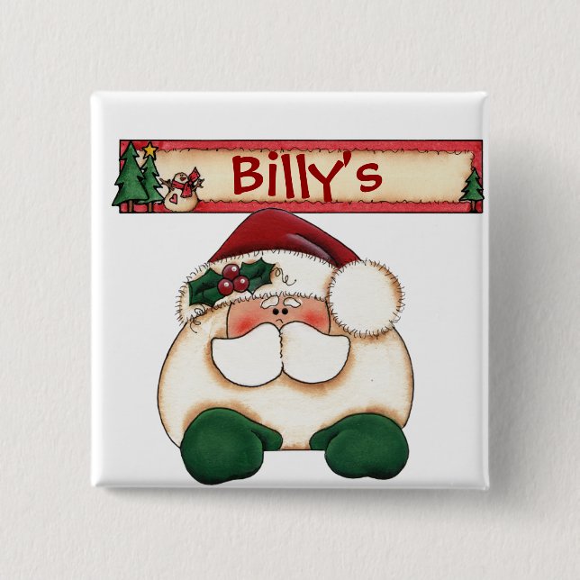 Chrtimstas Strumpf-Aufkleberknopf Button (Vorderseite)
