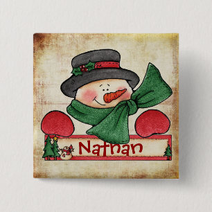 Chrtimstas Strumpf-Aufkleberknopf Button