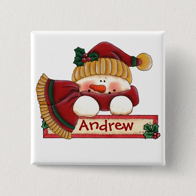 Chrtimstas Strumpf-Aufkleberknopf Button (Vorderseite)