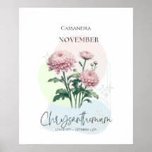 Chrysanthemas Geburtstagsfeier Blume November