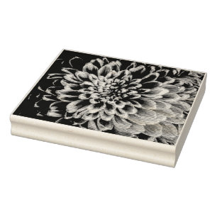 Chrysantheme-Gummi-Briefmarke Gummistempel