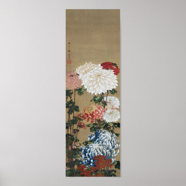 Chrysantheme, Hokusai Poster (Vorne)